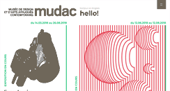 Desktop Screenshot of mudac.ch